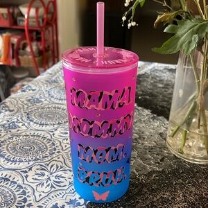 Custom Tumbler 21 oz MOM Bling Rhinestone Cup Handcrafted New